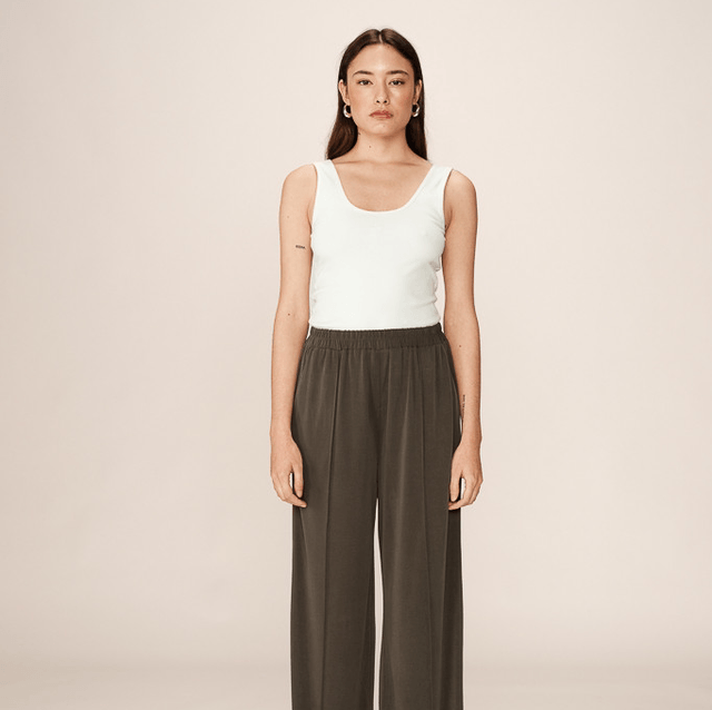Soft Modal Pants Kaki 
