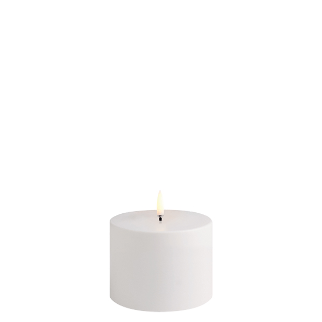 Outdoor Candle White 10,1 x 7,8 cm