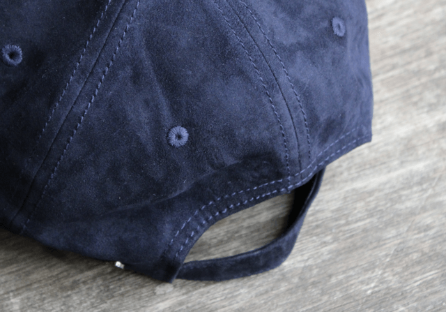 Stetson Baseball Cap Goat Suede Dark Blue 
