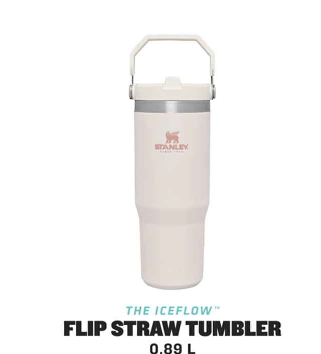 Stanley IceFlow™ Flip Straw Tumbler 0.89L Rose Quartz