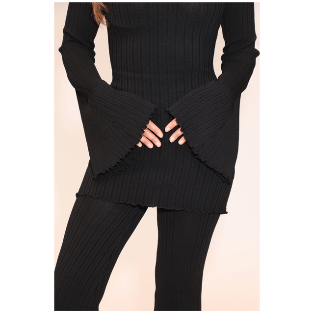 Reinders Ella Top Ruffles True Black