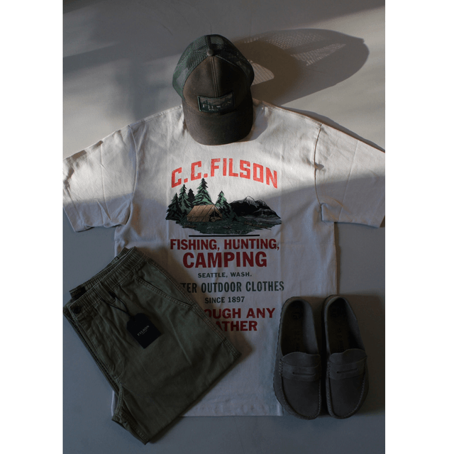 Filson Logger Mesh Cap Otter Green