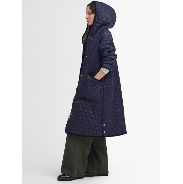 Barbour Harmby Quilt Navy Classic 