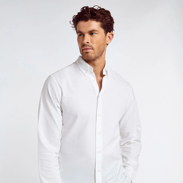 Dubarry Clontarf Heren Oxford Shirt - White