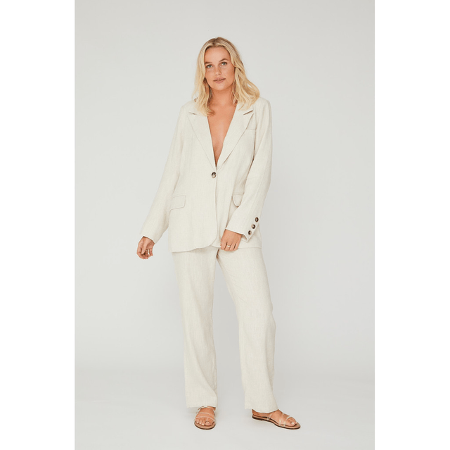 Linen Blazer Sand