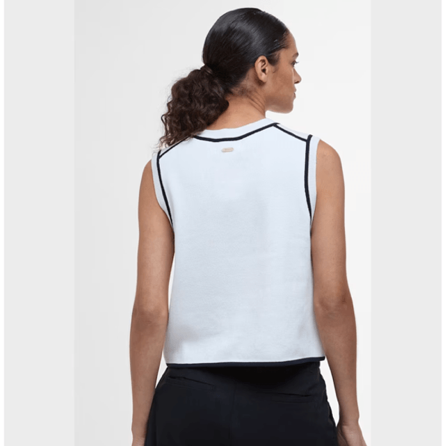 Barbour Amy Sleevles Knitted Vest Cloud