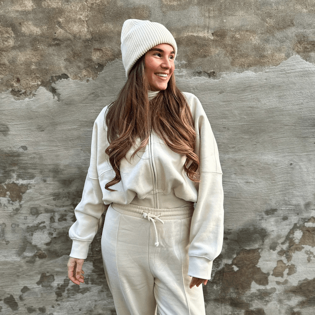 Stetson Beanie Merino Offwhite (oversized) 