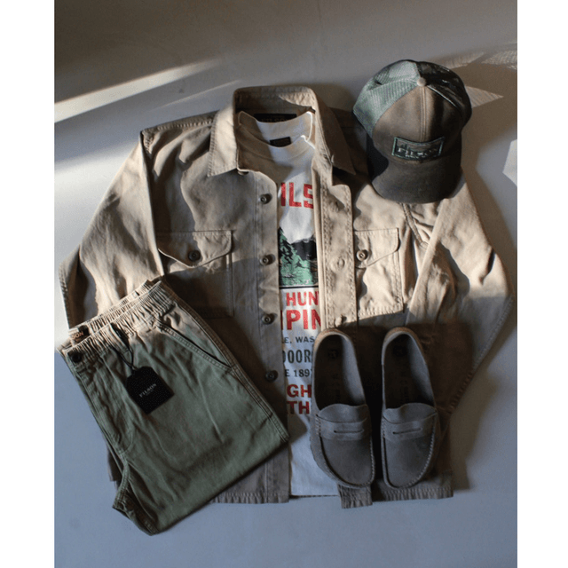 Filson Oakville Canvas Pants Slate Olive
