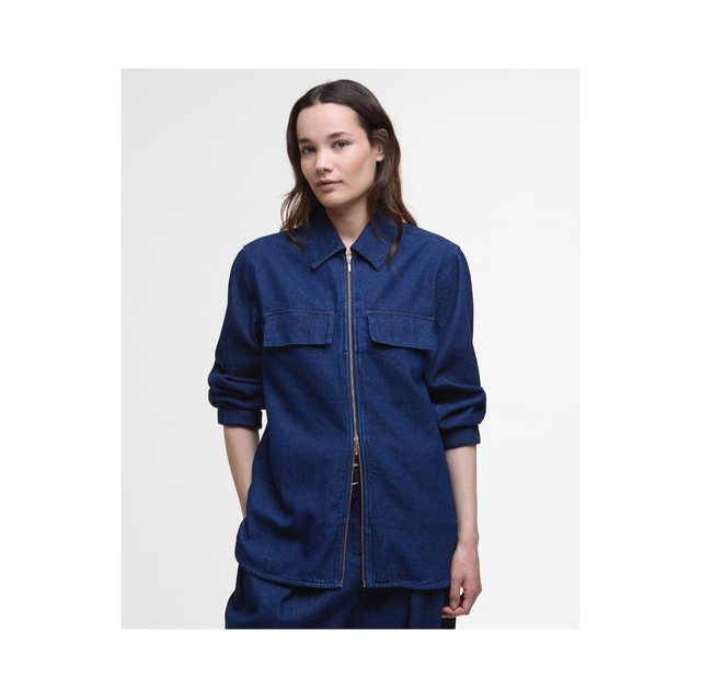 Barbour Arla Denim Overshirt Rinse Wash