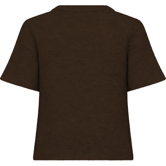 Libby knit pullover Dark brown