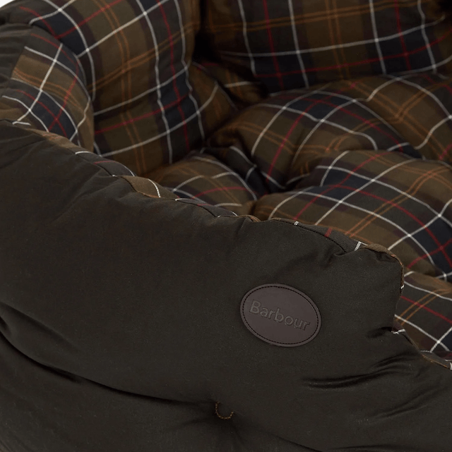 Barbour Wax/Cotton Dog Bed 35in