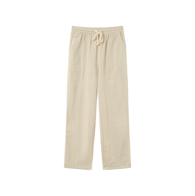 Corduroy Trousers Ecru