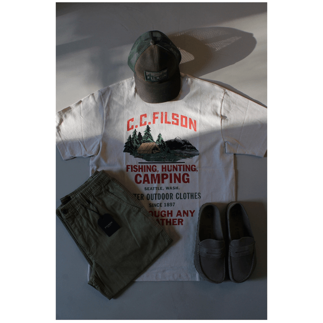 Filson Frontier Graphic T-Shirt Birch Camping