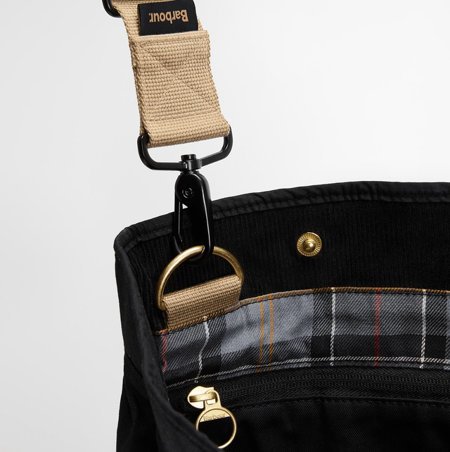 Barbour Transport 3-Way Tote Bag Black