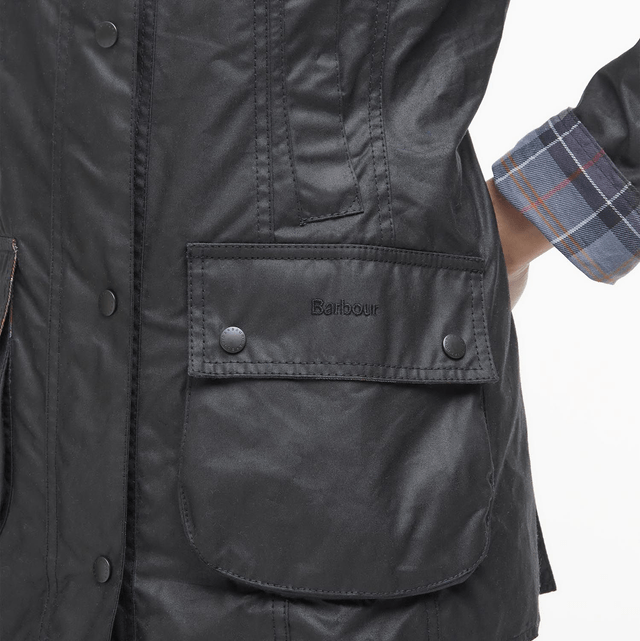 Barbour Beadnell® Waxed Jacket Black