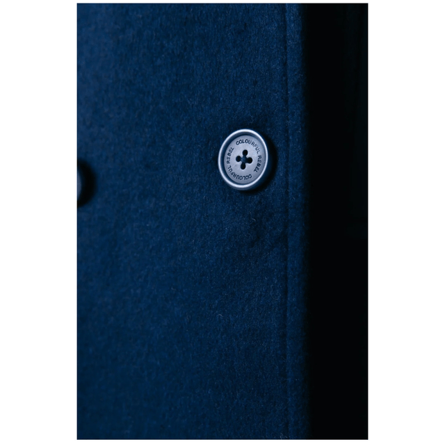 Ada Wool Long Coat Navy