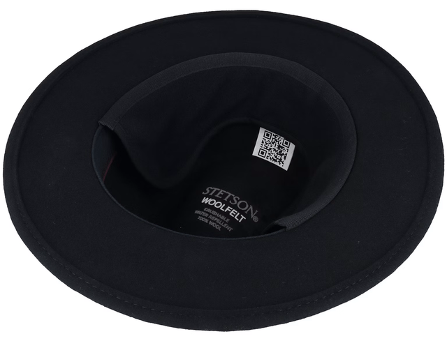 Stetson Woolfelt Ear Flap Black Traveller