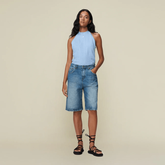 Lois Jeans Camille Short Jackson Distressed - High Rise Short