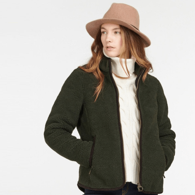 Barbour Laven Fleece Vest Olive