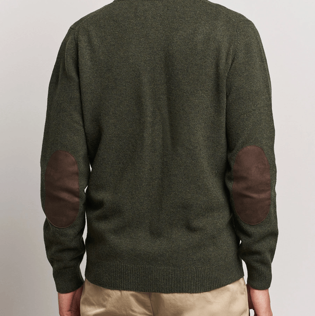 Barbour Essential Patch Zip Thru Seaweed 