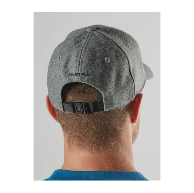 Ma.Strum Wool Badge Cap Battleship Grey