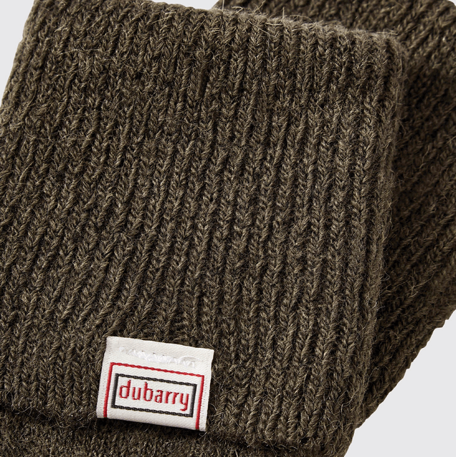 Dubarry Alpacawol sokken - Lang - Olive