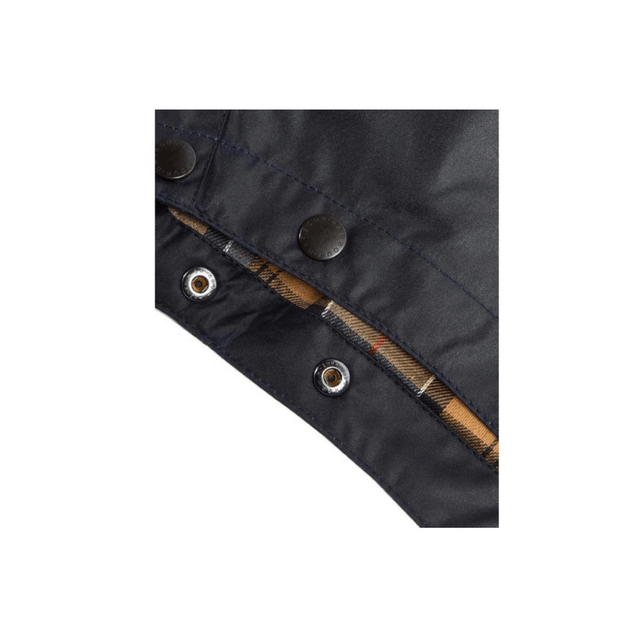Barbour Classic Hood Waxed Navy