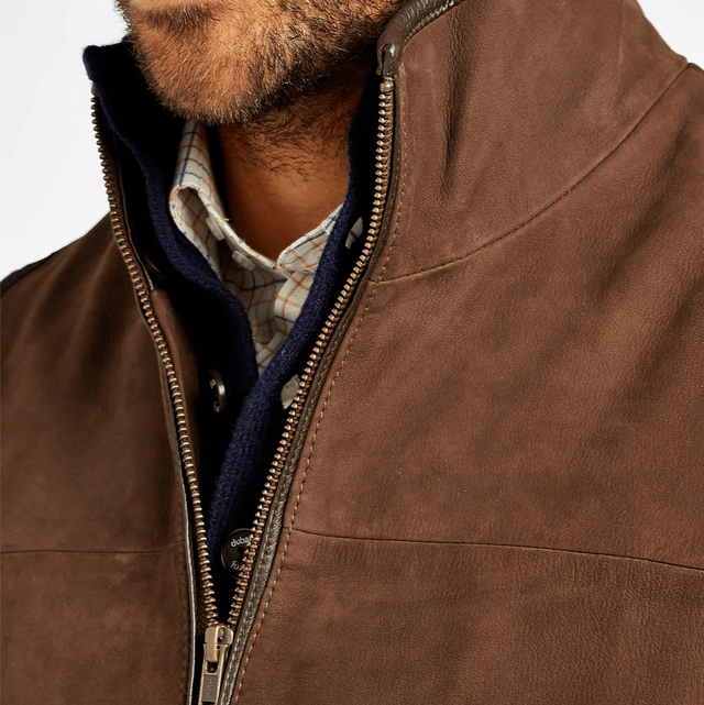 Dubarry Dunhill Leren Bodywarmer - Walnut