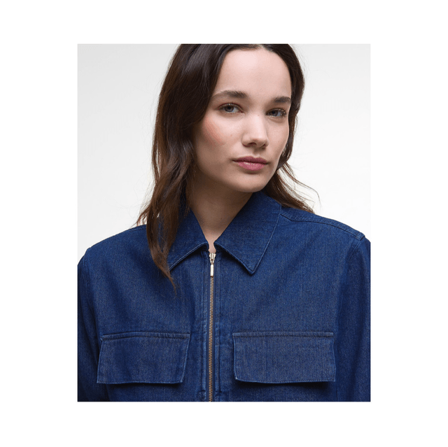 Barbour Arla Denim Overshirt Rinse Wash