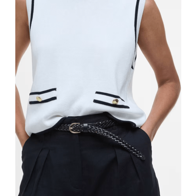 Barbour Amy Sleevles Knitted Vest Cloud