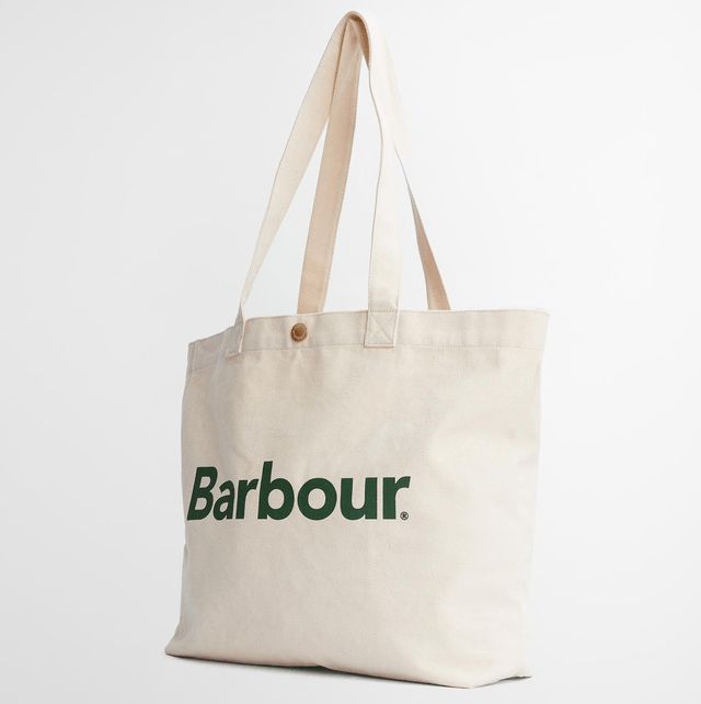 Barbour Logo Tote Bag