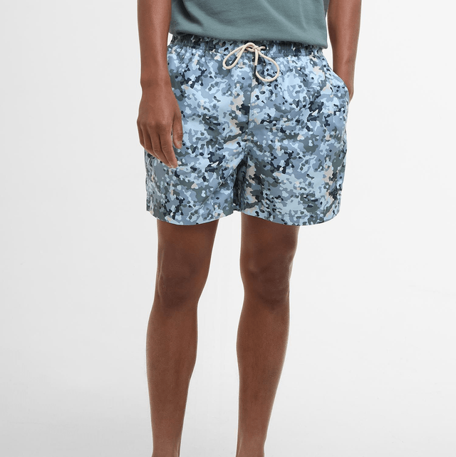 Barbour Bark Swim Shorts Vintage Teal