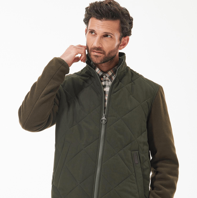 Hybrid Fleece Jacket Olive 