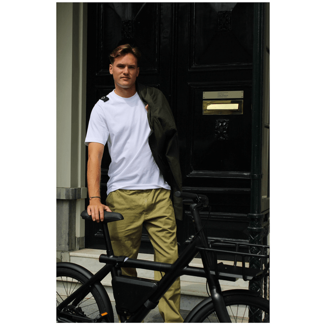 Ma.Strum Badge Tee Optic White
