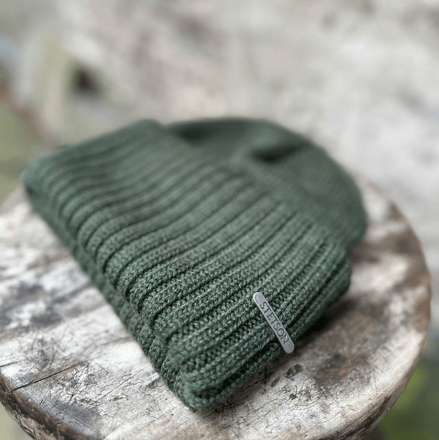 Stetson Beanie Merino Groen 
