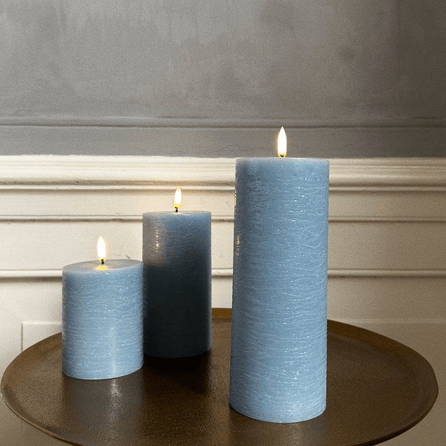 Stompkaars Rustiek Hazy Blue 7,8 X 20 cm