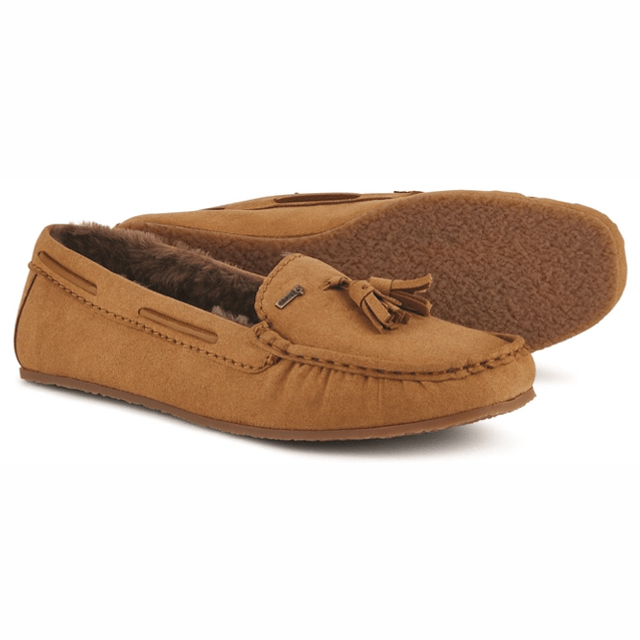 Dubarry Rosslare mocassin pantoffels - Sand