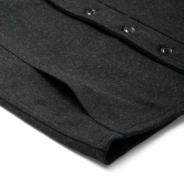 Filson Mackinaw Wool Vest Charcoal 