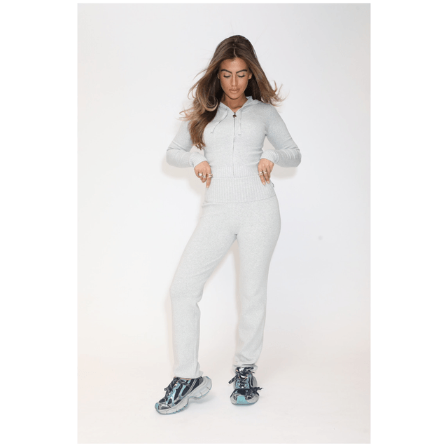 Reinders Molly Knitwear Pants Light Grey