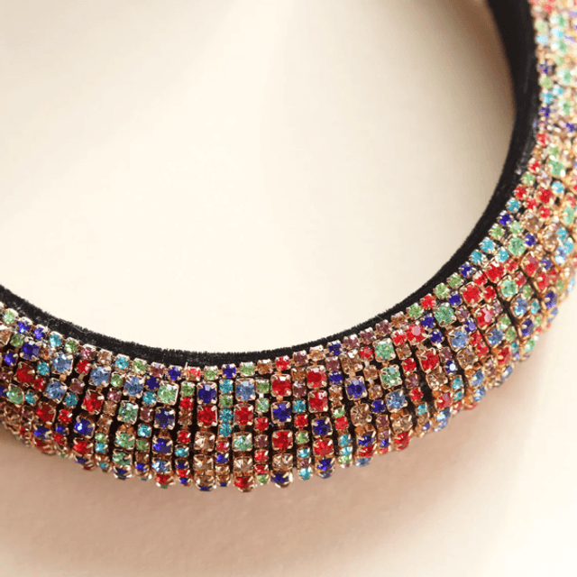 Haarband Shiny Colorful Rainbow