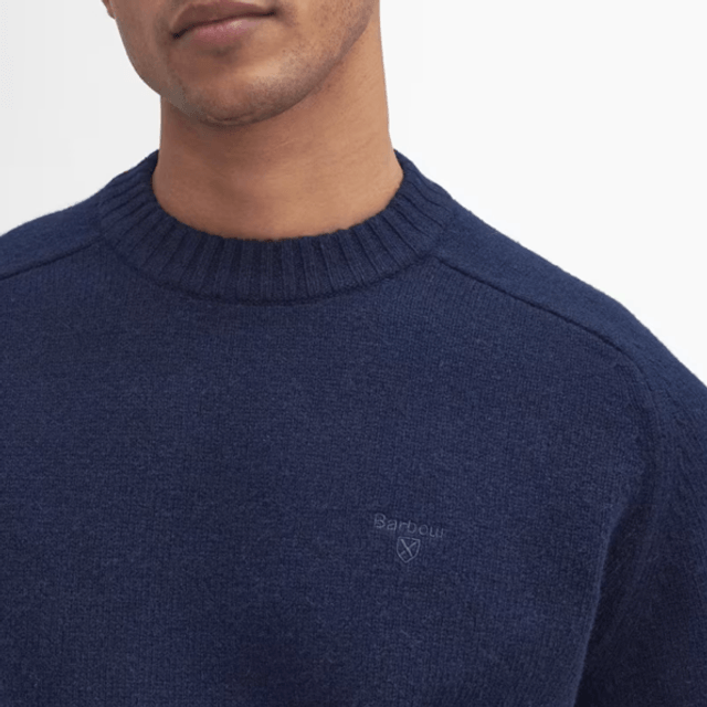 Barbour Grangetown Crew Neck Sweater Navy