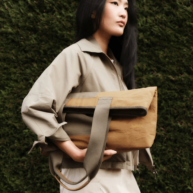 Barbour® Green 100% Cotton Mya Tote Bag
