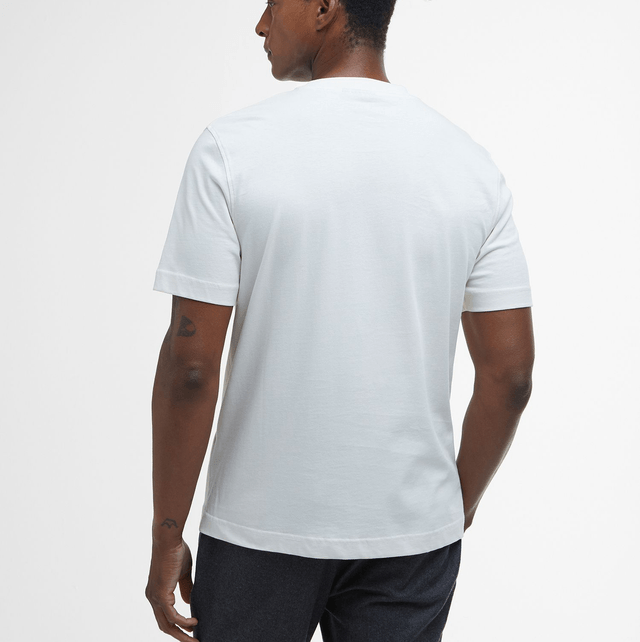 Barbour Logo Relaxed T-Shirt Antique White