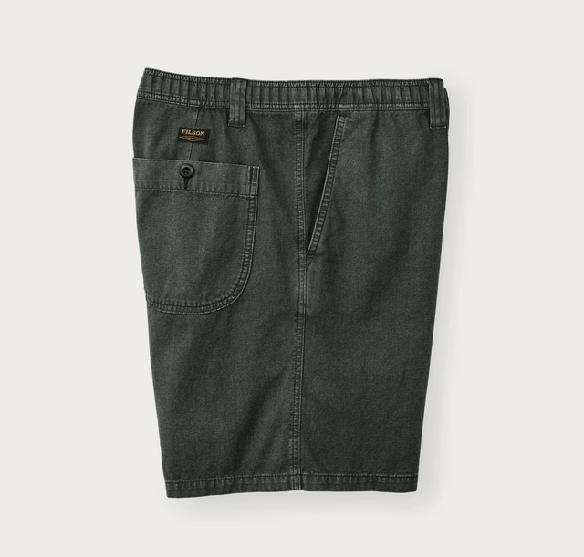 Filson Oakville Canvas Shorts Gravel