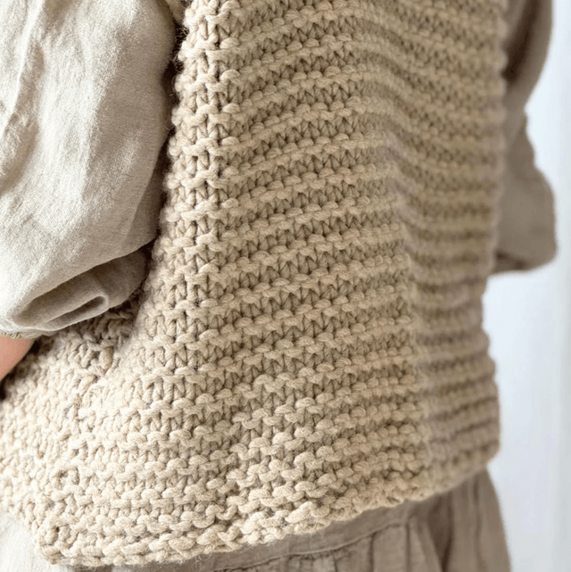 Jaylen Knit vest Beige