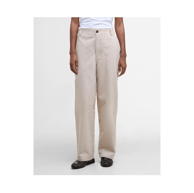 Barbour Faye Straight Leg Trousers Oatmeal