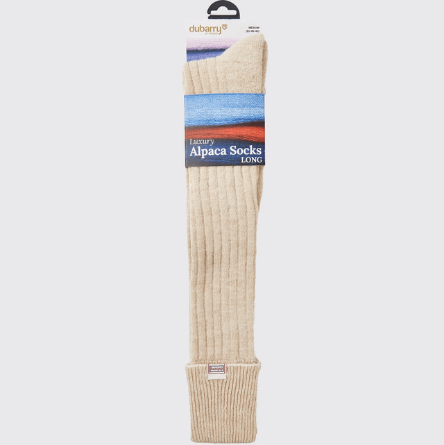 Dubarry Alpacawol sokken - Lang - Oat