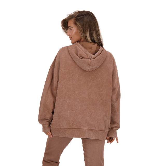 Reinders Hoodie Vintage Wash Cacao