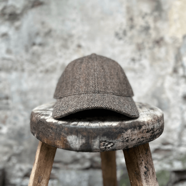 Stetson Baseball Cap Herringbone Bruin 