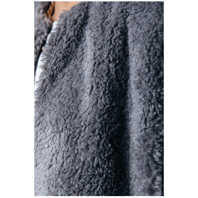 Yoni Teddy Gilet Medium grey
